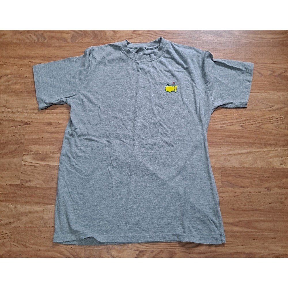 Masters Golf Shirt M Gray PGA Tournament 2025 Augusta National Preppy Sports